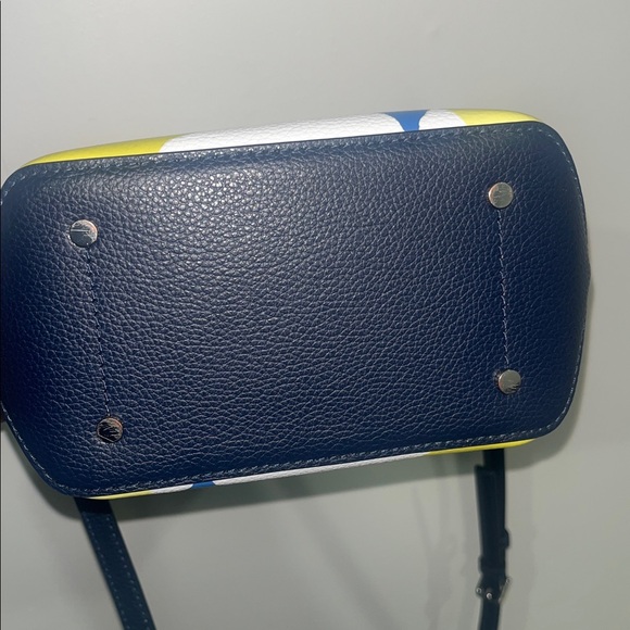 Kate Spade White Crossbody Bag with Colorful Leaf Pattern - Picture 6 of 15